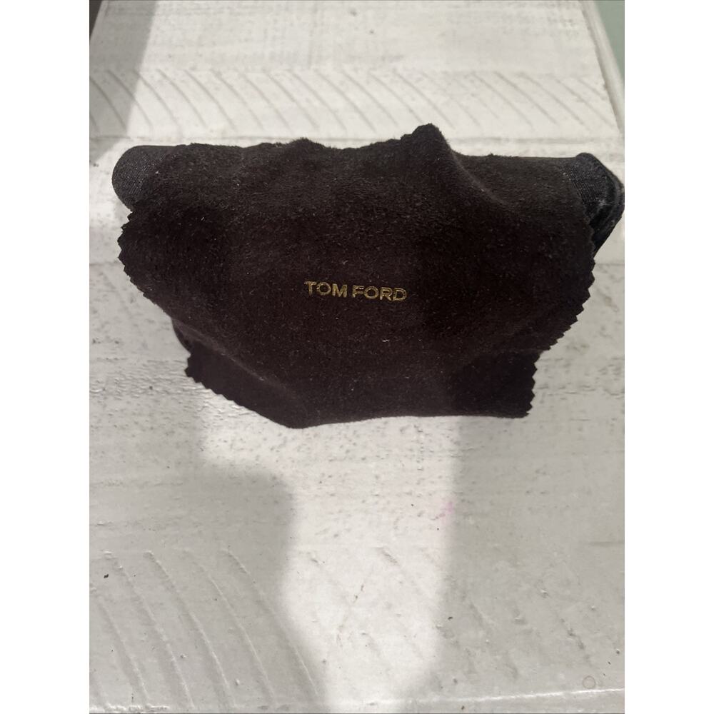 Tom Ford Miranda TF130 08B Oversized Black Metal Sunglasses Gradient UV400 - Picture 16 of 16